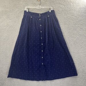 Vintage Bryn Connelly Corduroy Maxi Skirt Cottage Prairie Academia Women's 16